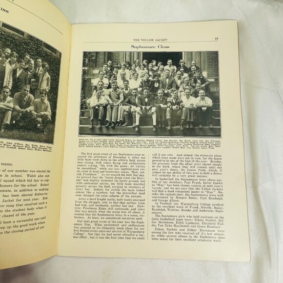 Waynesburg College 1927 Yellow Jacket Commencement Yearbook - Picture 6 of 8